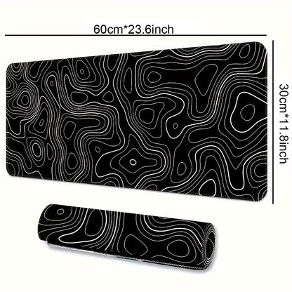 1PC Large Mouse Pad, Office Gaming Table Mat, Non-Slip Rubber Base Washable Mouse Pad for Work, Gaming and Office