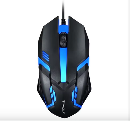 FC112 USB Optical Wired Computer Mouse with Easy Click for Office and Home, 1000DPI, Premium and Portable,Compatible with Windows PC, Laptop, Desktop, Notebook (Black)