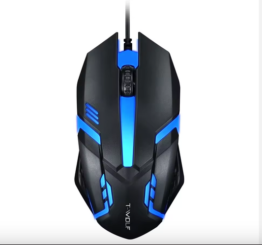 FC112 USB Optical Wired Computer Mouse with Easy Click for Office and Home, 1000DPI, Premium and Portable,Compatible with Windows PC, Laptop, Desktop, Notebook (Black)