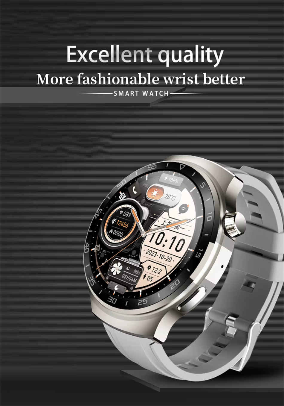 for GT3 Pro Smart Watch Men 390*390 HD Screen Heart Rate Bluetooth Calls IP67 Waterproof Sport Smartwatch DIY Faces