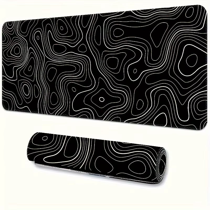1PC Large Mouse Pad, Office Gaming Table Mat, Non-Slip Rubber Base Washable Mouse Pad for Work, Gaming and Office
